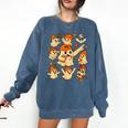 Halloween PE Teacher Costume Ghost Physical Education Comfort Colors Sweatshirt Denim Halloween PE Teacher Costume Ghost Physical Education Comfort Colors Sweatshirt Denim
