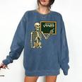 Halloween Skeleton 67 Meme Square Root 4489 Math Teacher Comfort Colors Sweatshirt Denim Halloween Skeleton 67 Meme Square Root 4489 Math Teacher Comfort Colors Sweatshirt Denim