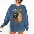 Haunted By 67 Ghost Math Joke Student Halloween Nerd Teacher Comfort Colors Sweatshirt Denim Haunted By 67 Ghost Math Joke Student Halloween Nerd Teacher Comfort Colors Sweatshirt Denim