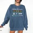 Helping Little Minds Grow One Phoneme At A Time Teacher Comfort Colors Sweatshirt Denim Helping Little Minds Grow One Phoneme At A Time Teacher Comfort Colors Sweatshirt Denim