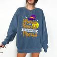 Hocus Pocus Everybody Focus Halloween Teacher Men Women Kids Comfort Colors Sweatshirt Denim Hocus Pocus Everybody Focus Halloween Teacher Men Women Kids Comfort Colors Sweatshirt Denim