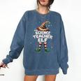 I'm The Science Teacher Elf Family Matching Group Christmas Comfort Colors Sweatshirt Denim I'm The Science Teacher Elf Family Matching Group Christmas Comfort Colors Sweatshirt Denim