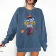 Im The Teacher Witch Halloween Matching Group Costume Comfort Colors Sweatshirt Denim