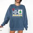 I'm Working For Christmas Break 5 Stars Christmas Teacher Comfort Colors Sweatshirt Denim I'm Working For Christmas Break 5 Stars Christmas Teacher Comfort Colors Sweatshirt Denim