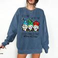 It's Fine We'Re Fine Gnome Pre-K Teacher Christmas Light For Men Women Comfort Colors Sweatshirt Denim It's Fine We'Re Fine Gnome Pre-K Teacher Christmas Light For Men Women Comfort Colors Sweatshirt Denim