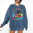 It's A Good-Day To Teach Tiny Humans Pre-K Cat Teacher Lover Comfort Colors Sweatshirt Denim
