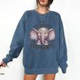 Just a Teacher Who Loves Elephants Elephant Lover Educator Comfort Colors Sweatshirt Denim Just a Teacher Who Loves Elephants Elephant Lover Educator Comfort Colors Sweatshirt Denim