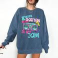 Kindergarten Is My Jam Cute Teacher Shirt 80's 90's Styl Comfort Colors Sweatshirt Denim Kindergarten Is My Jam Cute Teacher Shirt 80's 90's Styl Comfort Colors Sweatshirt Denim