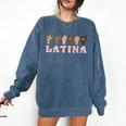 Latina ASL American Sign Language Latina Power ASL Teacher Comfort Colors Sweatshirt Denim Latina ASL American Sign Language Latina Power ASL Teacher Comfort Colors Sweatshirt Denim