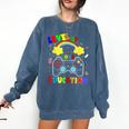 Level Up Your Education Gaming Inspired Teacher Gamers For Men Women Kids Comfort Colors Sweatshirt Denim Level Up Your Education Gaming Inspired Teacher Gamers For Men Women Kids Comfort Colors Sweatshirt Denim