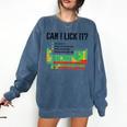 Can I Lick It Periodic Table Chart Science Teacher Comfort Colors Sweatshirt Denim Can I Lick It Periodic Table Chart Science Teacher Comfort Colors Sweatshirt Denim