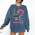 Love Montessori Education Math Teacher Comfort Colors Sweatshirt Denim Love Montessori Education Math Teacher Comfort Colors Sweatshirt Denim