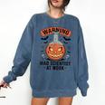 Mad Scientist Pumpkin Science Teacher Halloween Costume Kids Comfort Colors Sweatshirt Denim Mad Scientist Pumpkin Science Teacher Halloween Costume Kids Comfort Colors Sweatshirt Denim
