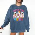 Maestra Pantasmas Conchas Teacher Mexican Halloween Comfort Colors Sweatshirt Denim Maestra Pantasmas Conchas Teacher Mexican Halloween Comfort Colors Sweatshirt Denim