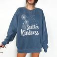 Matching Unity Day Orange Teacher Kindness Be Kind 2024 Comfort Colors Sweatshirt Denim