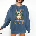 I Did The Math The Answer Is Cats Math Cat Teacher Comfort Colors Sweatshirt Denim I Did The Math The Answer Is Cats Math Cat Teacher Comfort Colors Sweatshirt Denim