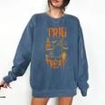 Math Teacher Nerd Student Halloween Trig Or Treat Comfort Colors Sweatshirt Denim Math Teacher Nerd Student Halloween Trig Or Treat Comfort Colors Sweatshirt Denim