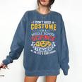 Middle School Science Teacher Halloween Costume For Men Women Comfort Colors Sweatshirt Denim Middle School Science Teacher Halloween Costume For Men Women Comfort Colors Sweatshirt Denim