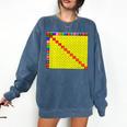 Multiplication Table Chart Math Shirt Teacher Student Outfit For Men Women Girls Kids Comfort Colors Sweatshirt Denim