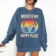 Music For Men Women Music Teacher Music Lover Comfort Colors Sweatshirt Denim Music For Men Women Music Teacher Music Lover Comfort Colors Sweatshirt Denim