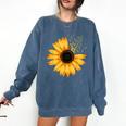 Music For Men Women Music Teacher Music Lover Comfort Colors Sweatshirt Denim