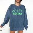 Musical 67 Music Meme Slang Six Seven Music Teacher Comfort Colors Sweatshirt Denim