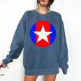 Nerdy Captain Sweatpants Retro Comic Book Fan Teacher Comfort Colors Sweatshirt Denim Nerdy Captain Sweatpants Retro Comic Book Fan Teacher Comfort Colors Sweatshirt Denim
