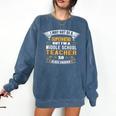 Not Superhero But Middle School Teacher For Men Women Comfort Colors Sweatshirt Denim Not Superhero But Middle School Teacher For Men Women Comfort Colors Sweatshirt Denim