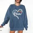 Para Heart Paraprofessional Teacher Paraeducator Comfort Colors Sweatshirt Denim Para Heart Paraprofessional Teacher Paraeducator Comfort Colors Sweatshirt Denim