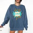 Para Shirt Super Para Paraprofessional Teacher Comfort Colors Sweatshirt Denim Para Shirt Super Para Paraprofessional Teacher Comfort Colors Sweatshirt Denim