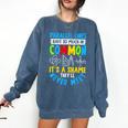 Parallel Lines Math Pun – Teacher Humor Comfort Colors Sweatshirt Denim