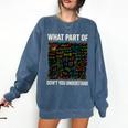 What Part Of Don't You Understand Math Teacher Comfort Colors Sweatshirt Denim What Part Of Don't You Understand Math Teacher Comfort Colors Sweatshirt Denim