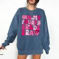 Pink Fourth Grade Era 4th Back To School Grade Teacher Comfort Colors Sweatshirt Denim Pink Fourth Grade Era 4th Back To School Grade Teacher Comfort Colors Sweatshirt Denim