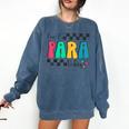 Pre-K Paraprofessional Teacher Back To School Vibes Comfort Colors Sweatshirt Denim Pre-K Paraprofessional Teacher Back To School Vibes Comfort Colors Sweatshirt Denim