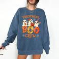 Preschool Boo Crew Halloween Costume For Teacher Kids Comfort Colors Sweatshirt Denim Preschool Boo Crew Halloween Costume For Teacher Kids Comfort Colors Sweatshirt Denim
