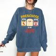 Preschool Is My Jam Teacher Shirt Comfort Colors Sweatshirt Denim Preschool Is My Jam Teacher Shirt Comfort Colors Sweatshirt Denim