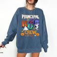 Principal Boo Crew Teacher Student Halloween Costume For Men Women Kids Comfort Colors Sweatshirt Denim Principal Boo Crew Teacher Student Halloween Costume For Men Women Kids Comfort Colors Sweatshirt Denim