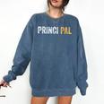 Principal School Teacher Friend Men Women Comfort Colors Sweatshirt Denim Principal School Teacher Friend Men Women Comfort Colors Sweatshirt Denim