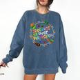 Progress Over Perfection Caterpillar Back To School Teacher Comfort Colors Sweatshirt Denim Progress Over Perfection Caterpillar Back To School Teacher Comfort Colors Sweatshirt Denim