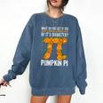 Pumpkin Pi Math Teacher Halloween Geometry Comfort Colors Sweatshirt Denim Pumpkin Pi Math Teacher Halloween Geometry Comfort Colors Sweatshirt Denim