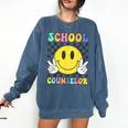 School Counselor Teacher Counseling Office School Guidance Comfort Colors Sweatshirt Denim School Counselor Teacher Counseling Office School Guidance Comfort Colors Sweatshirt Denim