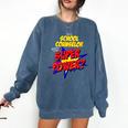 School Counselor Teacher Superhero Superpower Comic Book Comfort Colors Sweatshirt Denim School Counselor Teacher Superhero Superpower Comic Book Comfort Colors Sweatshirt Denim
