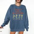 School Office Clerk Creepin' It Real HALLOWEEN Teacher Shirt Comfort Colors Sweatshirt Denim