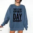 School Teacher Spirit Day Costume For Men Women Comfort Colors Sweatshirt Denim