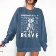 Schrodinger's Cat Dead And Alive Physics Teacher Comfort Colors Sweatshirt Denim Schrodinger's Cat Dead And Alive Physics Teacher Comfort Colors Sweatshirt Denim
