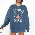 Science Girl Chemistry Biology Student Teacher Comfort Colors Sweatshirt Denim Science Girl Chemistry Biology Student Teacher Comfort Colors Sweatshirt Denim