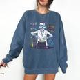 Science Teacher Halloween Skeleton Scientist Chemistry Comfort Colors Sweatshirt Denim Science Teacher Halloween Skeleton Scientist Chemistry Comfort Colors Sweatshirt Denim