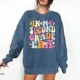 In My Second Grade Era 2nd Grade Girl Teacher Back To School Comfort Colors Sweatshirt Denim In My Second Grade Era 2nd Grade Girl Teacher Back To School Comfort Colors Sweatshirt Denim