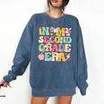 In My Second Grade Era Girl Back To School 2nd Grade Teacher Comfort Colors Sweatshirt Denim In My Second Grade Era Girl Back To School 2nd Grade Teacher Comfort Colors Sweatshirt Denim