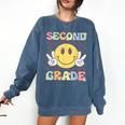 Second Grade Teachers Boys Girls Smile Face 2nd Grade Team Comfort Colors Sweatshirt Denim Second Grade Teachers Boys Girls Smile Face 2nd Grade Team Comfort Colors Sweatshirt Denim